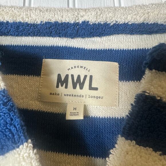 Madewell MWL Loop Terry Notched Sweatshirt - Picture 2 of 6